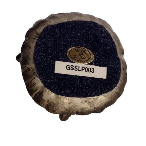 Vintage Silver Plated 3" Angel  Figurine Cherub Ring Holder Kneeling on Pillow - Picture 5 of 5